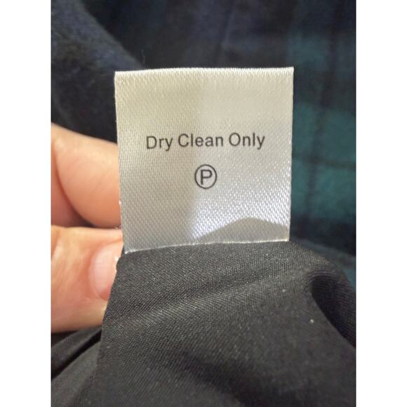 Tuckernuck Blackwatch Plaid Faye Blouse Plaid Wool Ruffle Bow Back Preppy SZ M - Picture 16 of 16